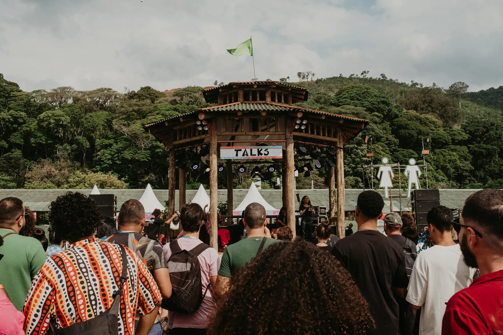 Palco do Coreto no Rock The Mountain — Parque de Itaipava, Petrópolis